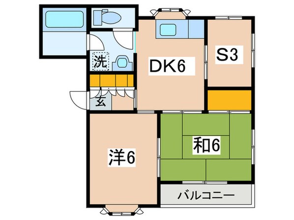 マンションユタカの物件間取画像